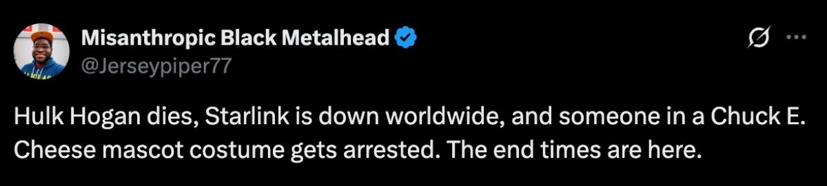chuck e cheese arrested