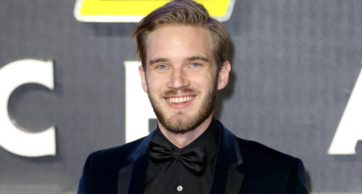 YouTuber PewDiePie on the red carpet