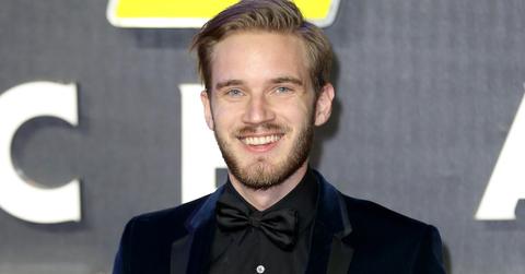 YouTuber PewDiePie on the red carpet
