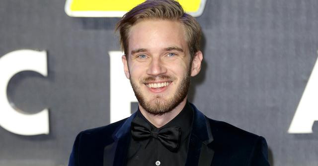 YouTuber PewDiePie on the red carpet