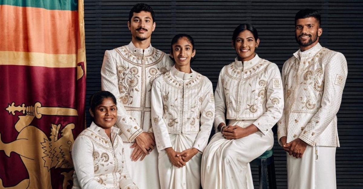 sri lanka  olympic opening ceremony outfit