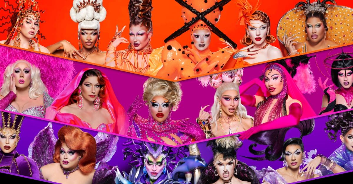 Ginger Minj with the 'RuPaul's Drag Race All Stars' cast