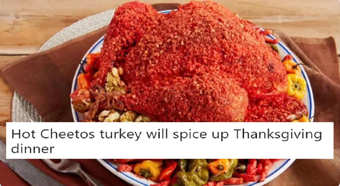 flamin hot cheetos turkey