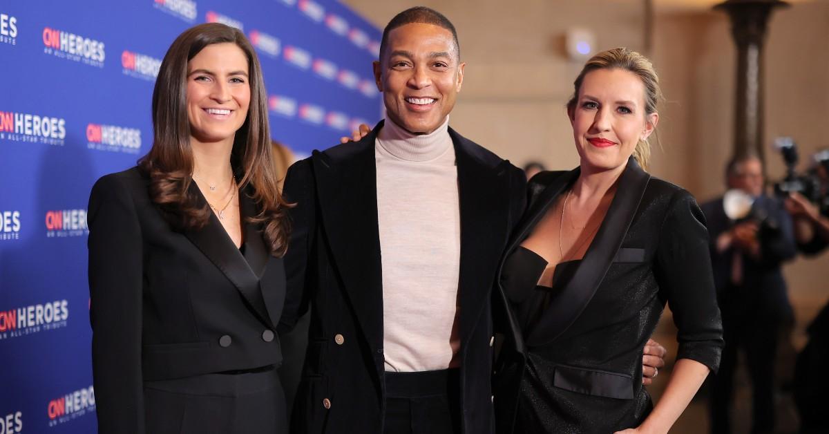 (L-R) Kaitlan Collins, Don Lemon, and Poppy Harlow