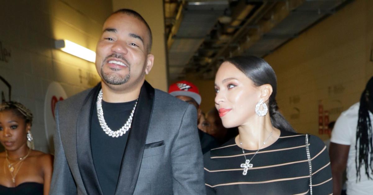 DJ Envy and Gia Casey attend the 2019 iHeartRadio Music Festival at T-Mobile Arena on September 21, 2019 in Las Vegas, Nevada. 