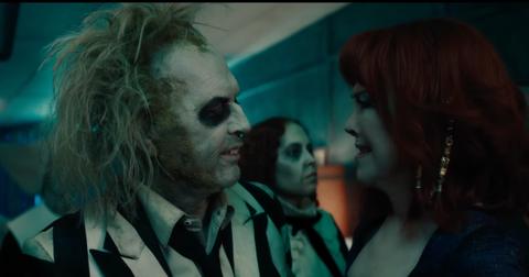 Michael Keaton and Catherine O'Hara in 'Beetlejuice 2'