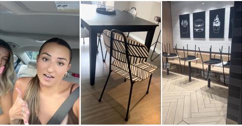 tiktok user @martressler mcdonalds chairs