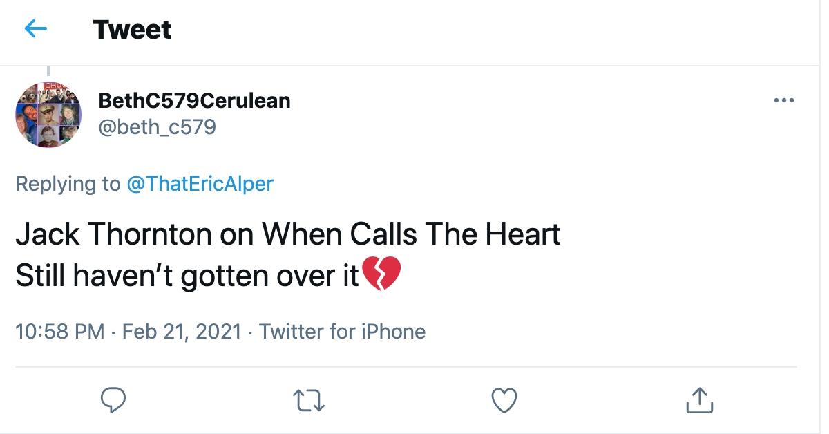How Did Jack Die in 'When Calls the Heart?' He