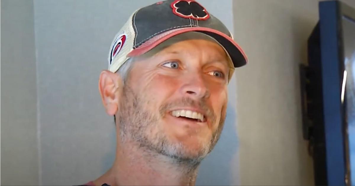 Tom Dundon is interviewed for CBS Sports. 