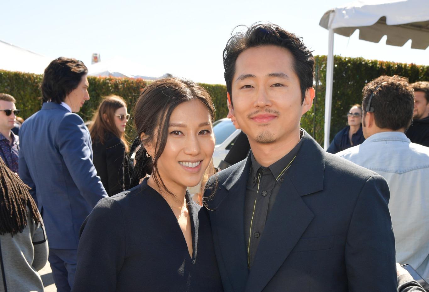 Who is steven yeun's wife?