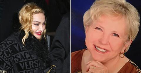 Madonna and her stepmother in side-by-side-images.