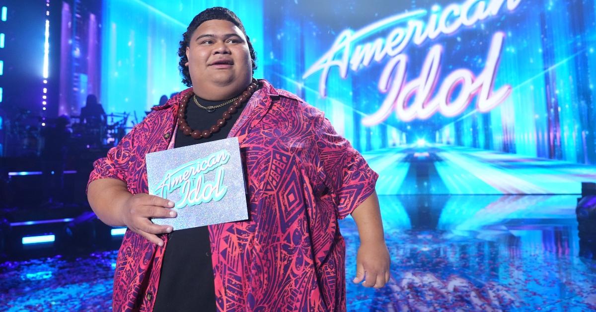 Iam Tongi behind the scenes at the Season 21 American Idol finale