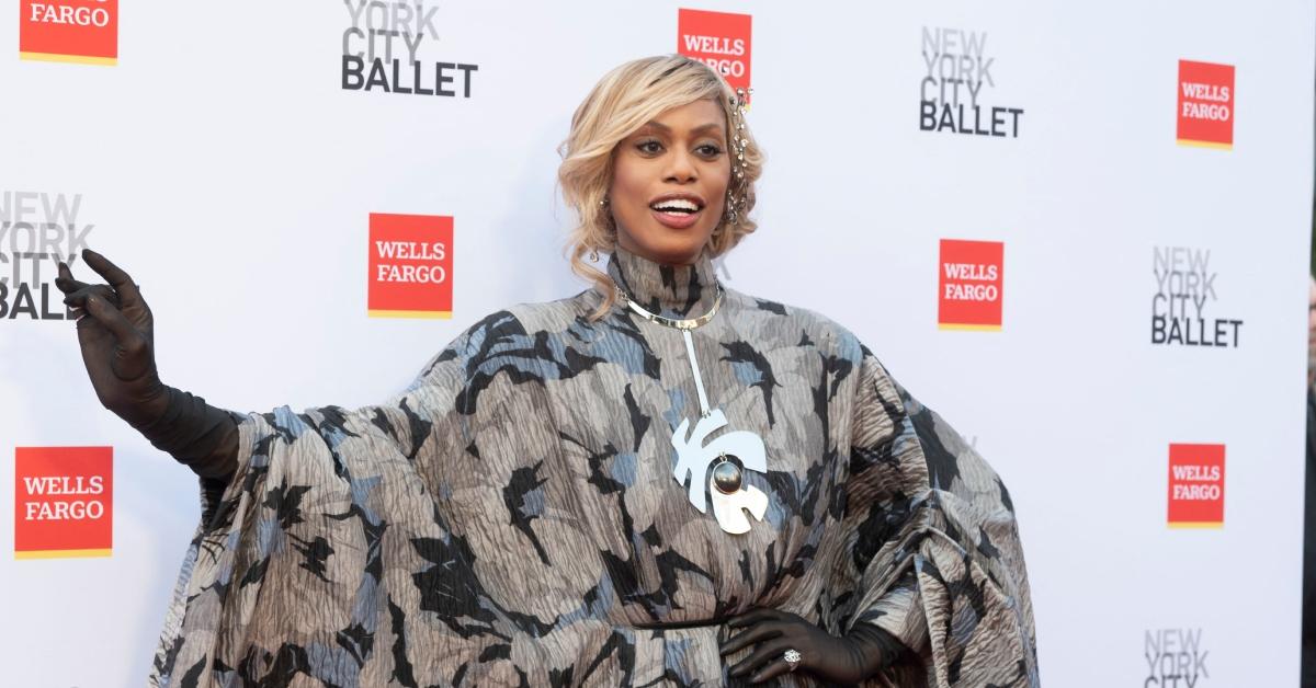 Laverne Cox on the red carpet