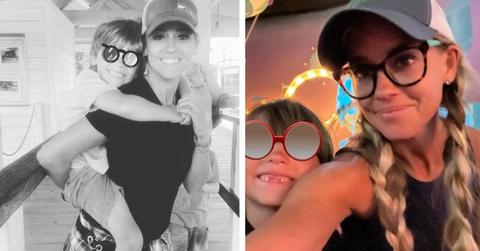 Nicole Curtis with son