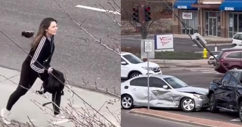 Hit and Run Caught in 4k