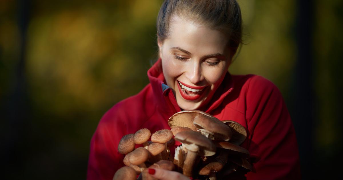 mushroom lady