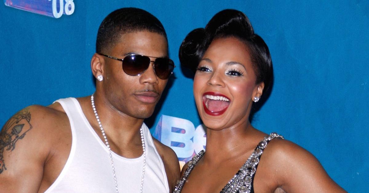 Nelly and Ashanti attending an event together.