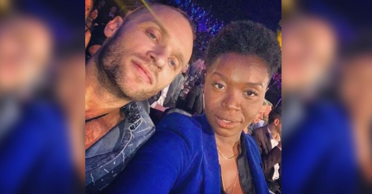 Image shared on Folake's Instagram page from the 2018 MTV Movie Awards with Jonah Wharton