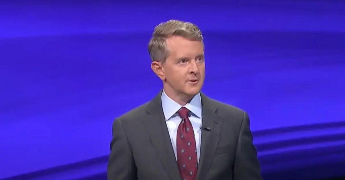 Ken Jennings hosts an episode of 'Jeopardy!'