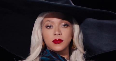 Beyoncé during Netflix's NFL halftime show.