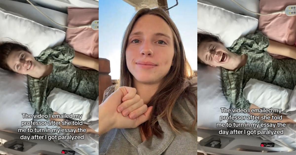 Student Sends Video to College Professor After Being Paralyzed