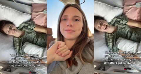 Student Sends Video to College Professor After Being Paralyzed