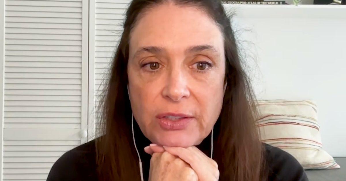 Stacey Williams being interviewed by 'The Daily Beast'.