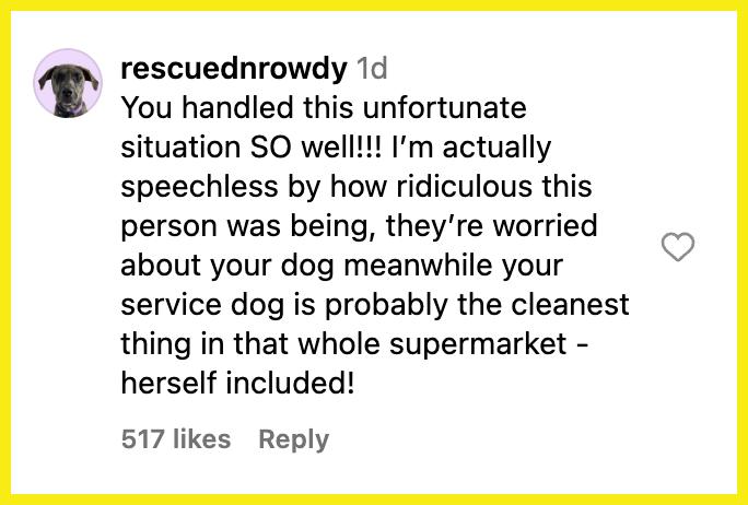 "Little does this woman know about all the dirty people touching, opening, coughing/sneezing on and licking everything she’s taking home…..😂 People are insane. I’m sorry this happened."