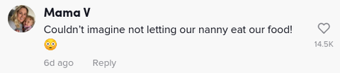 nanny no food