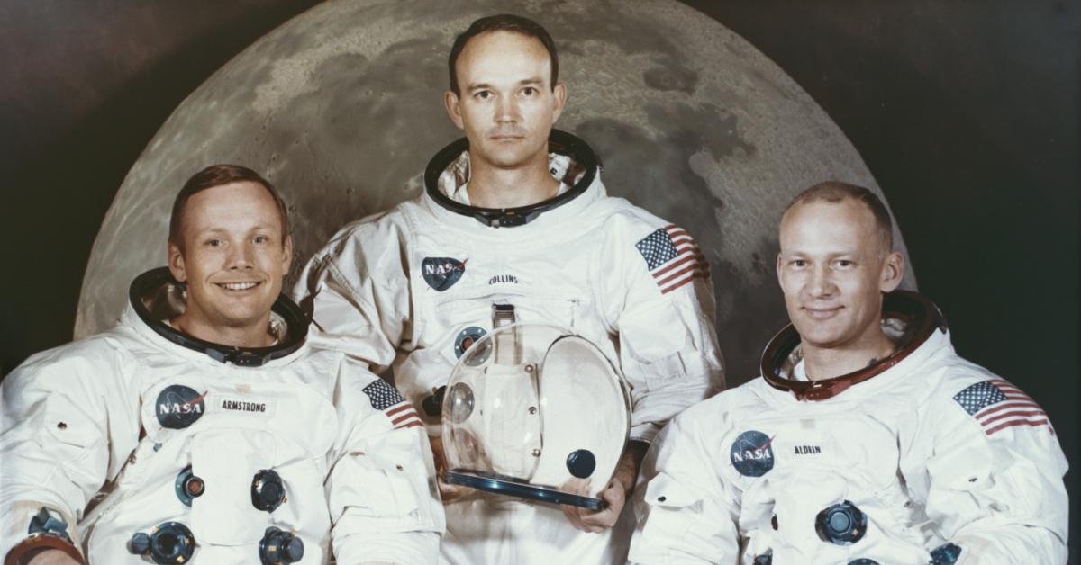 NASA's Apollo 11 lunar landing mission members: (L-R) Neil Armstrong, Michael Collins and Buzz Aldrin Jr.