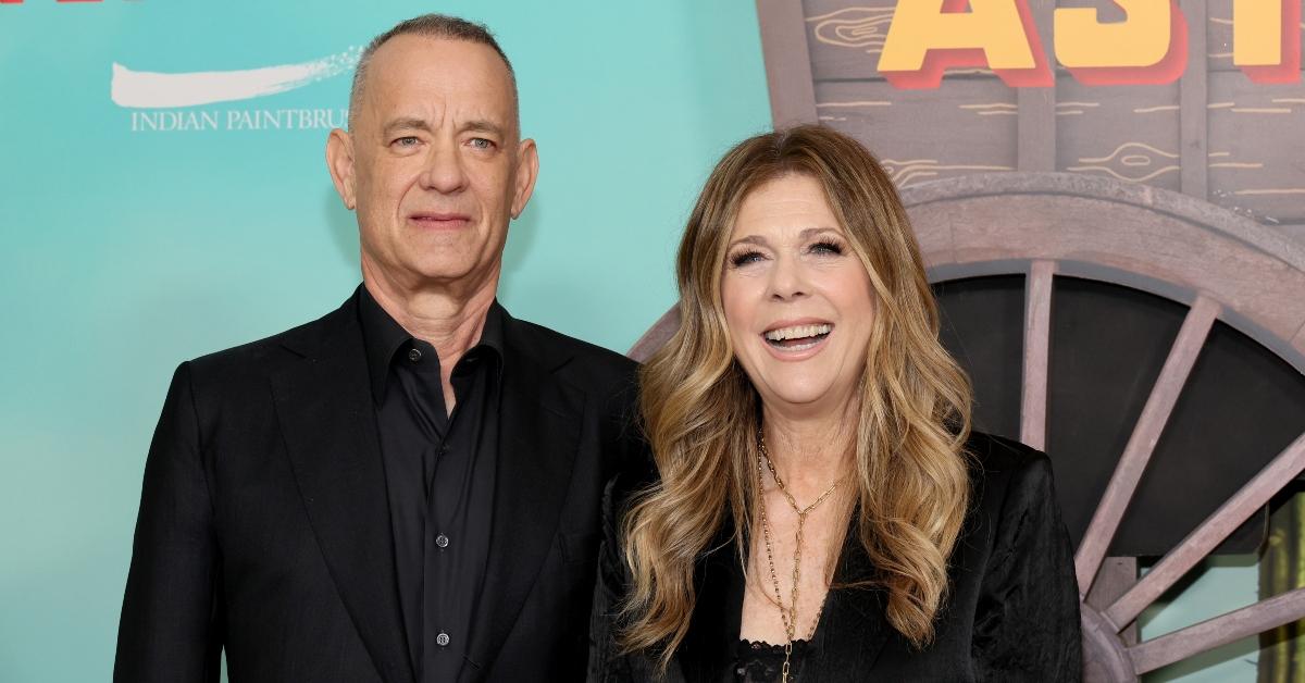 Tom Hanks and Rita Wilson at the 'Asteroid City' premiere in June 2023 in New York City