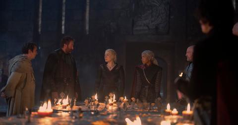 Rhaenyra's small council in 'House of the Dragon'