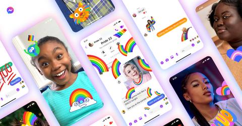 Pride features on Messenger