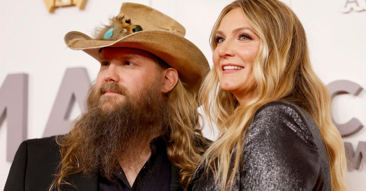 Morgane and Chris Stapleton at the 2022 CMAs.