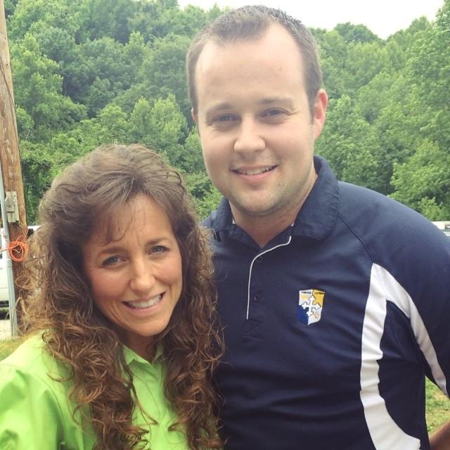 Josh Duggar with his mom, Michelle Duggar.