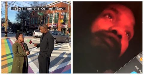 Jasmyn and supposed TikTok scammer Kenneth Leon