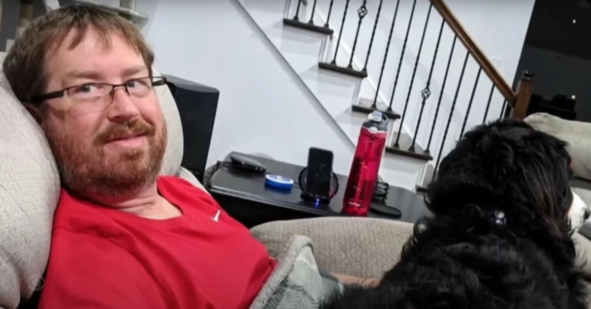 Jamie Faith with his dog