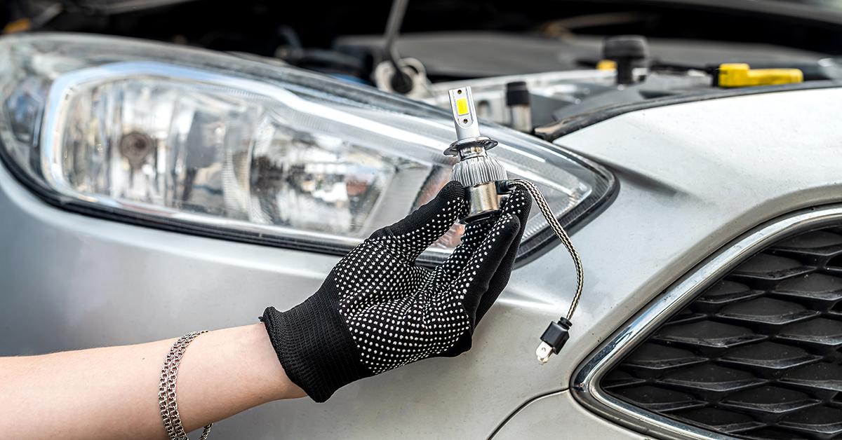 Car headlight maintenance