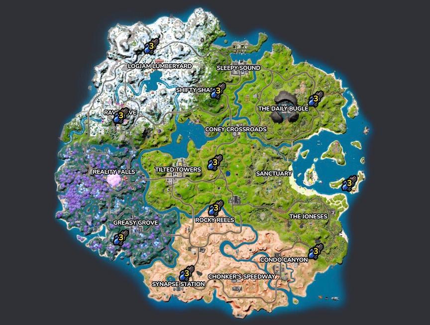 Grapple Gloves locations