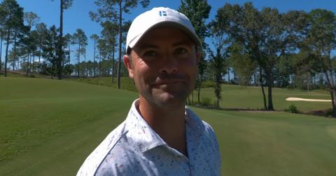 Wesley Bryan golfing in September 2024.