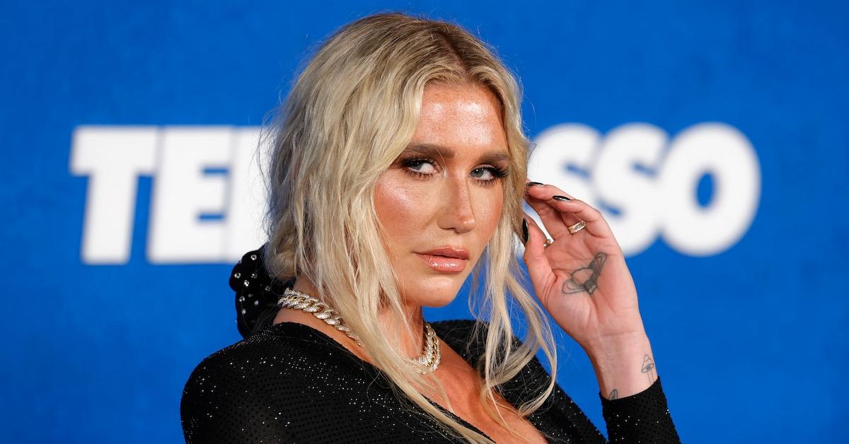 Kesha on the red carpet for Ted Lasso