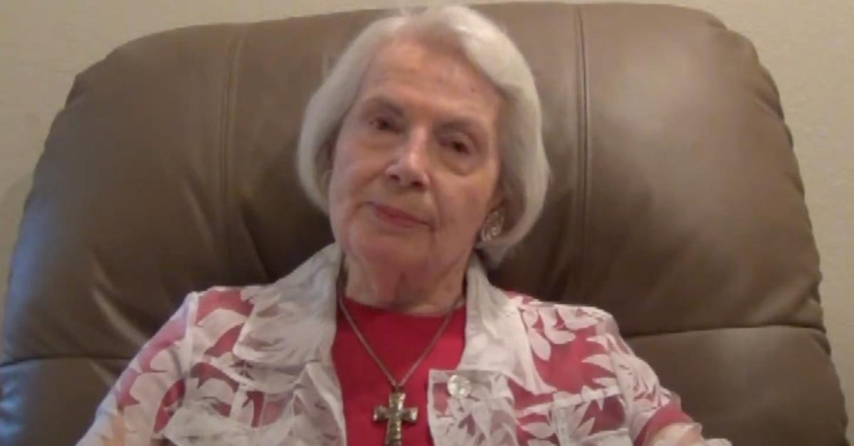 Mary Annis Bartel speaks in a video celebrating her life