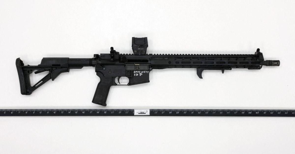 Photo of rifle used in Trump assassination attempt released by FBI