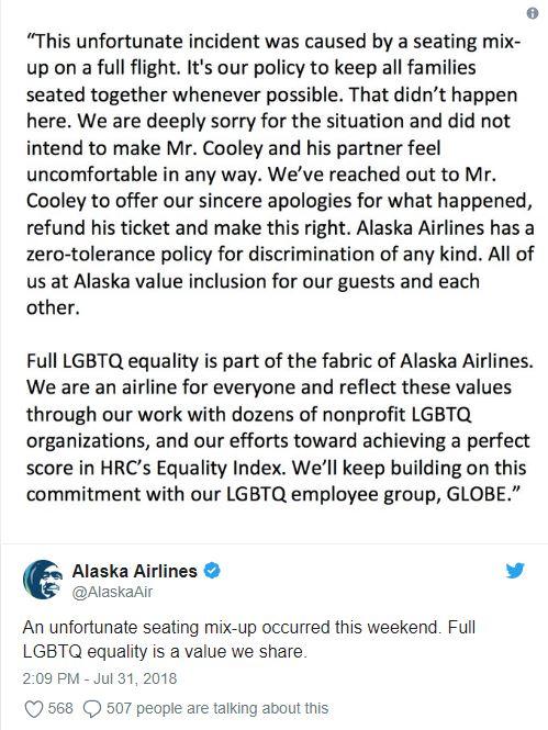 alaskaairlinesresponsetweet