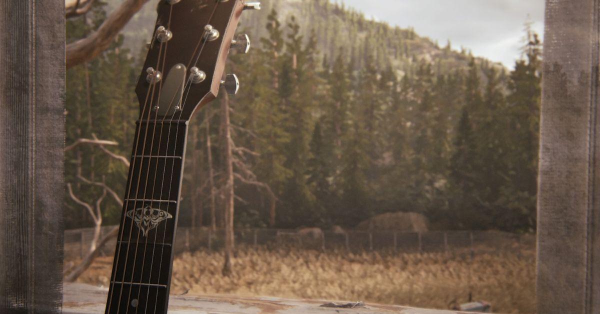 Ellie's guitar in 'The Last of Us: Part 2.' 