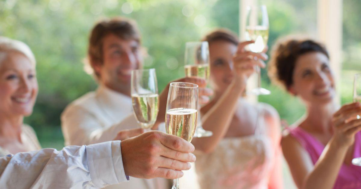 wedding champagne toast