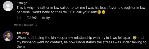 Wife Explains She’s “Not Primary Communicator” to Her In-Laws