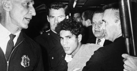 Sirhan Sirhan getting arrested after the Robert F. Kennedy assassination