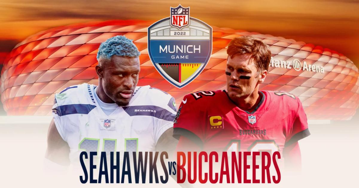 nfl munich germany  seahawks vs buccaneers. SOURCE: NFL NETWORK
