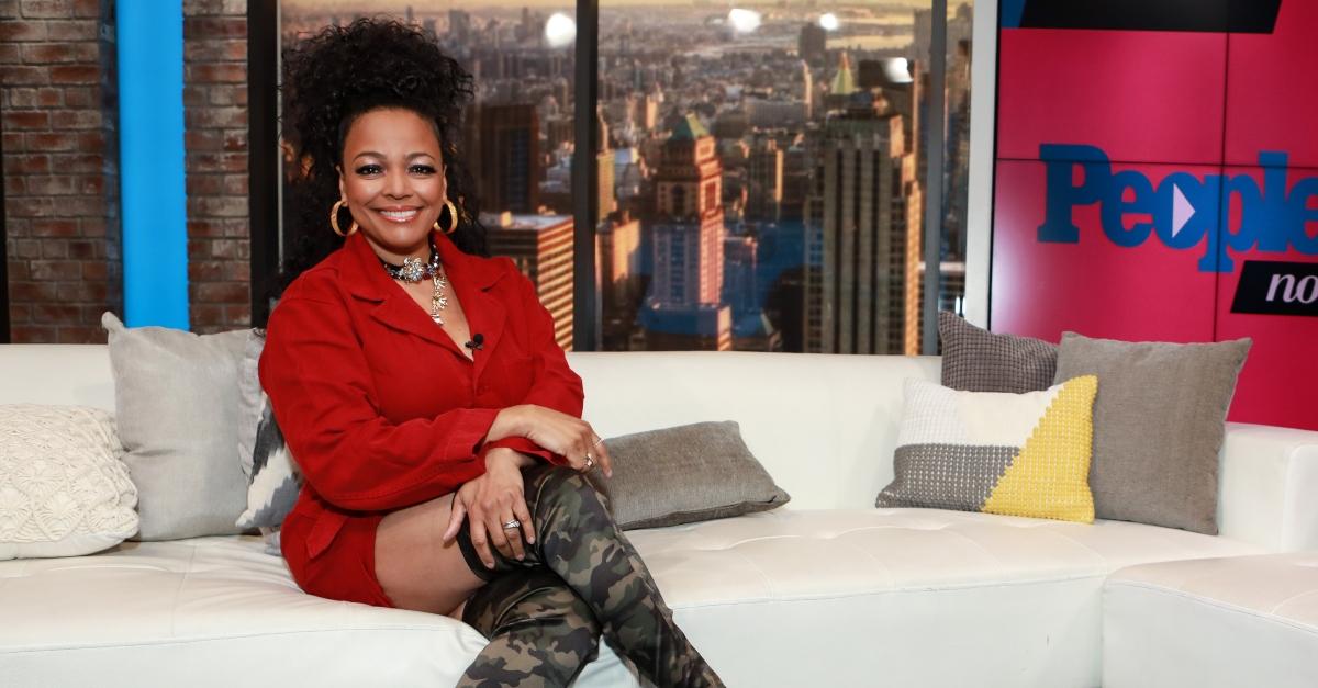 Kim Fields visits People Now on Nov. 25, 2019, in New York